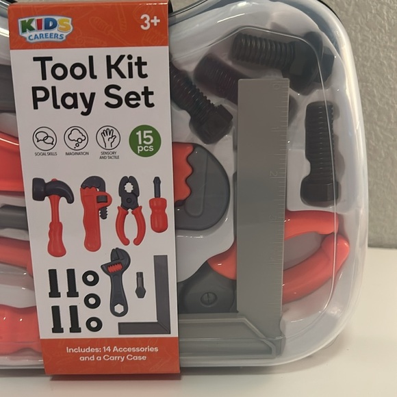 Kids Careers Tool Kit Playset for Boy's or Girl's Gift 15 pieces New in Box! - Picture 5 of 5